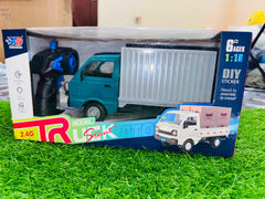 Beautiful mini truck with beautiful smoke effect
