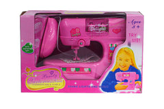 Little girls sewing machine